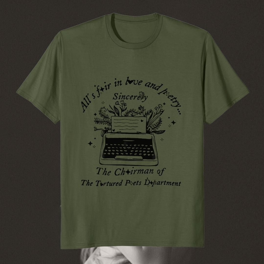 All's fair in love and poetry shirt | The Tortured Poets Department | Swifties - Swifties - - - #tag1# - #tag2# - #tag3# - #tag4#