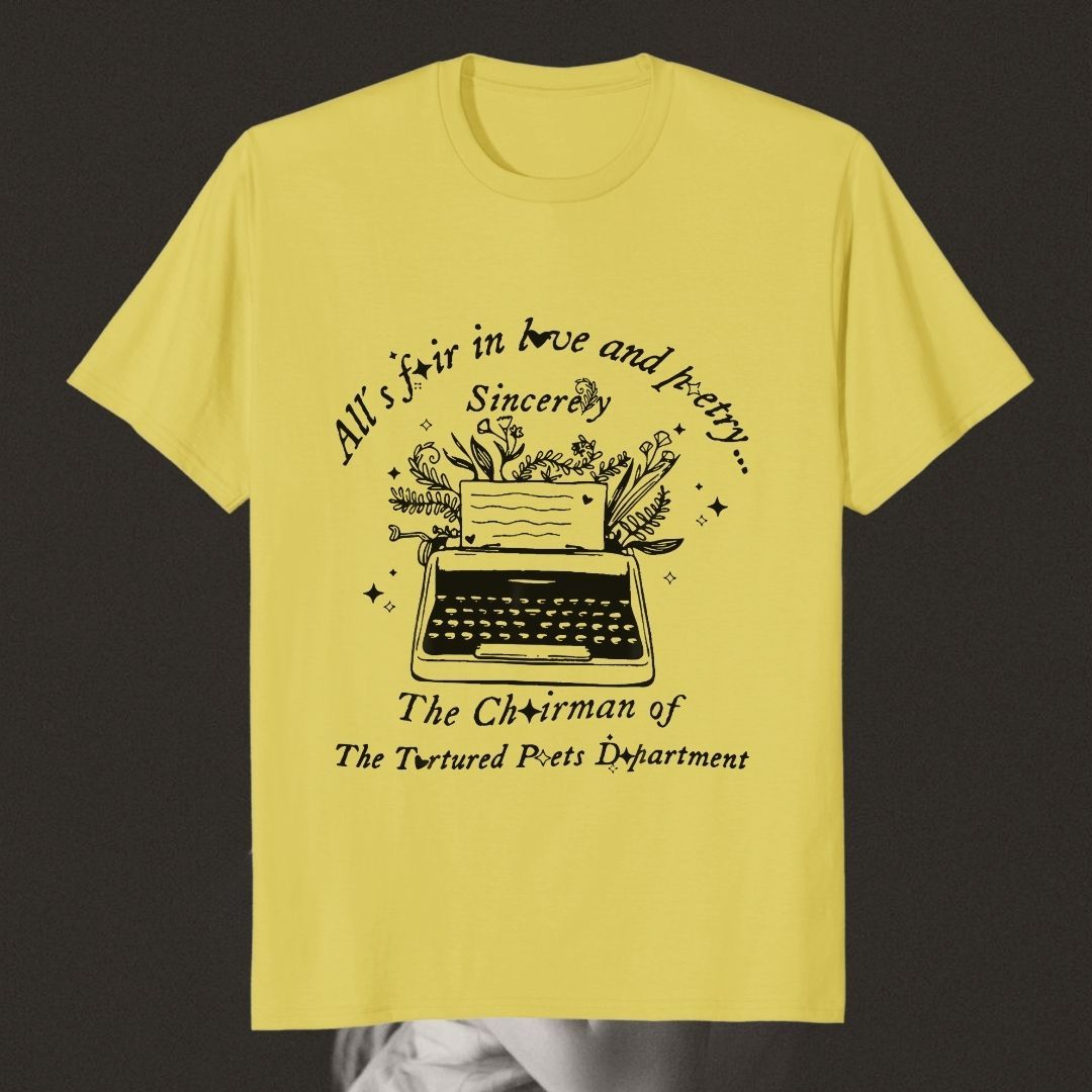 All's fair in love and poetry shirt | The Tortured Poets Department | Swifties - Swifties - - - #tag1# - #tag2# - #tag3# - #tag4#