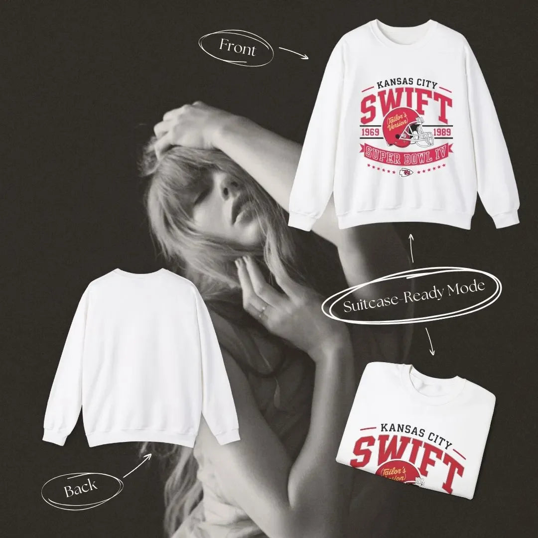 Taylor Swift Chiefs Sweatshirt | Tailor's Touchdown Crewneck
