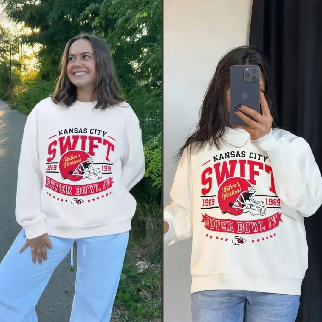 Taylor Swift Chiefs Sweatshirt | Tailor's Touchdown Crewneck