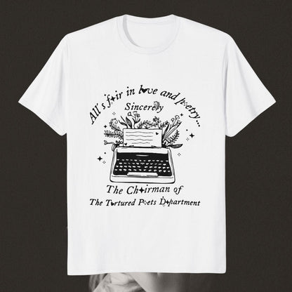 All's fair in love and poetry shirt | The Tortured Poets Department | Swifties - Swifties - -  - #tag1# - #tag2# - #tag3# - #tag4# 